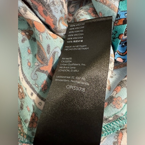 New Anthro MAEVE The Paz Blouse Patchwork Paisley Shirt Top Colorful Floral Pink - Picture 14 of 16